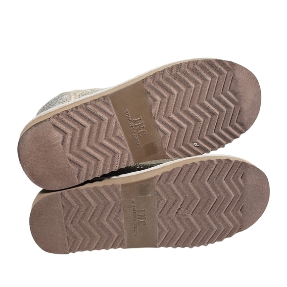 INC International Concepts Adrief Cream Bling Pull On Ankle Booties Sz 7M - Picture 7 of 11